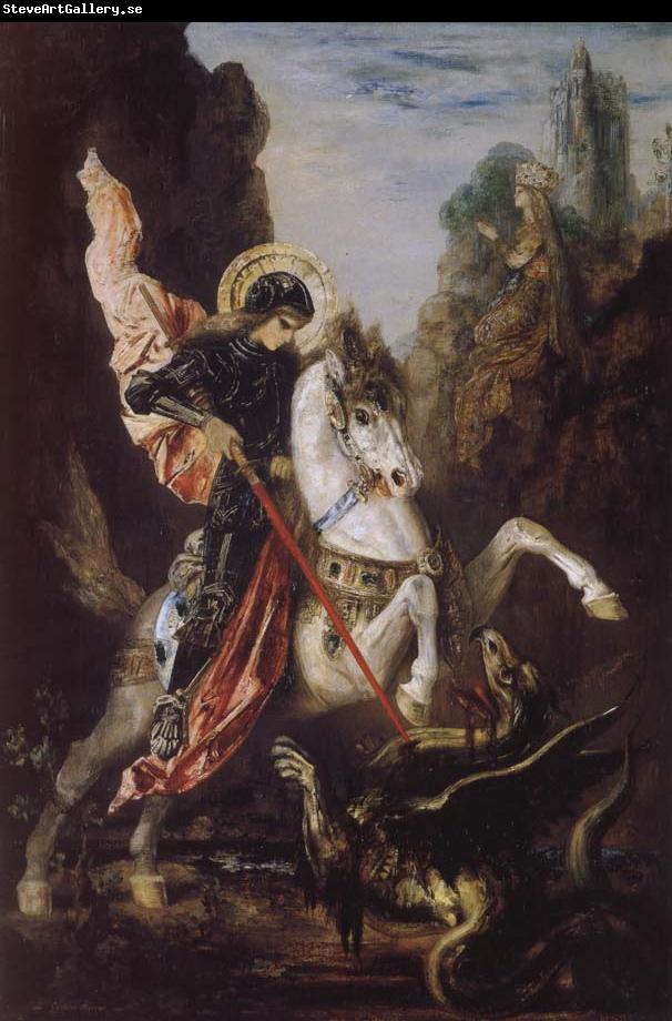 Gustave Moreau Saint George and the Dragon